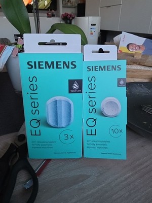 SIEMENS Reinigungstabletten TZ 80001 +SIEMENS 2in1 Entkalkungstabletten TZ 80002