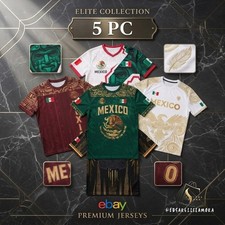 Mexico Aztec Soccer Fan T-Shirt 5-Piece Bundle Set Unisex Polyester XL Brand New