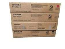 Genuine Toshiba KCMY Toner Set TFCU30 