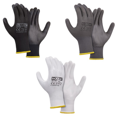 1 bis 240 Paar PU Montagehandschuhe Mechanikerhandschuhe texxor Arbeitshandschuh