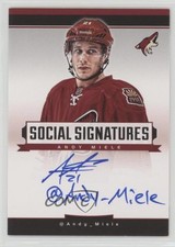 2013-14 Panini Playbook Social Signatures Andy Miele #SS-AM Auto 1m8