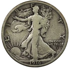 1916-D Walking Liberty Half Dollar 50c Fine F+ Better Early Date
