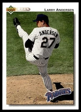 1992 Upper Deck Larry Andersen San Diego Padres #587