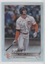 2022 Series 1 Rainbow Foil Mike Yastrzemski (Name Misspelled as Yastrzemksi) ut4