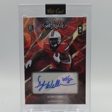 ? DJ Williams 2023 Wild Card American Metallix Rookie Auto 5/18 Tampa Bay Bucs. rookie card picture
