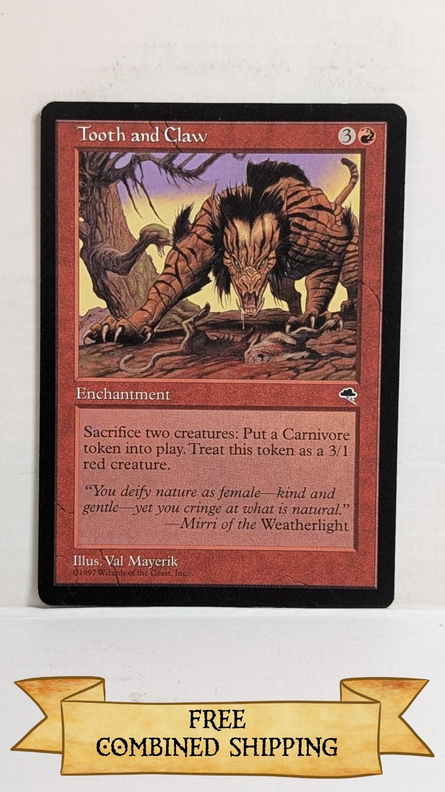 Tooth and Claw Tempest ...sku: CA807