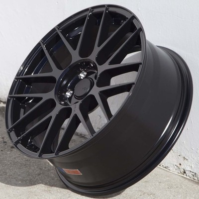 CIRCUIT CSF11 18x8 5x120 +40 GLOSS BLACK SPUN FORGED WHEEL CONCAVE RIM FITS BMW