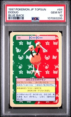 1997 POKEMON JPN TOPSUN BLUE BACK #84 DODUO PSA 10 | eBay