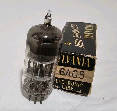 New Old Stock Genuine Sylvania #6AG5 Electron Tube With Original Box - Picture 5 of 6