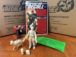 Operation: Recall Breacher & Hellhound test shot with proof card and insert 2/2