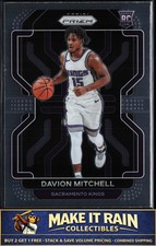 Davion Mitchell 2021-22 Panini Prizm #312 Sacramento Kings Rookie RC