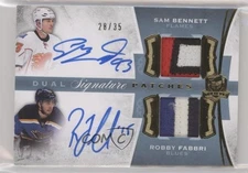 2015 The Cup /35 Sam Bennett Robby Fabbri #DSP-BF RPA Rookie Dual Patch Auto RC