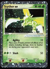 2003 Pokemon EX Ruby & Sapphire Scyther ex Holo Rare 102/109 NM on eBay