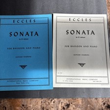 Sheet music Henry Eccles  Sonata in G Minor for bassoon and piano