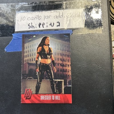 Jb2d Marvel Daredevil 2003 Topps #48 Dressed To Kill Elektra   Jennifer Garner