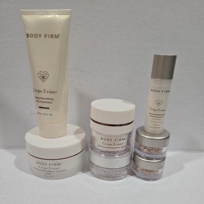 Crepe Erase Body Firm & Facial Treatments All Full  set Advanced Body Repair lot