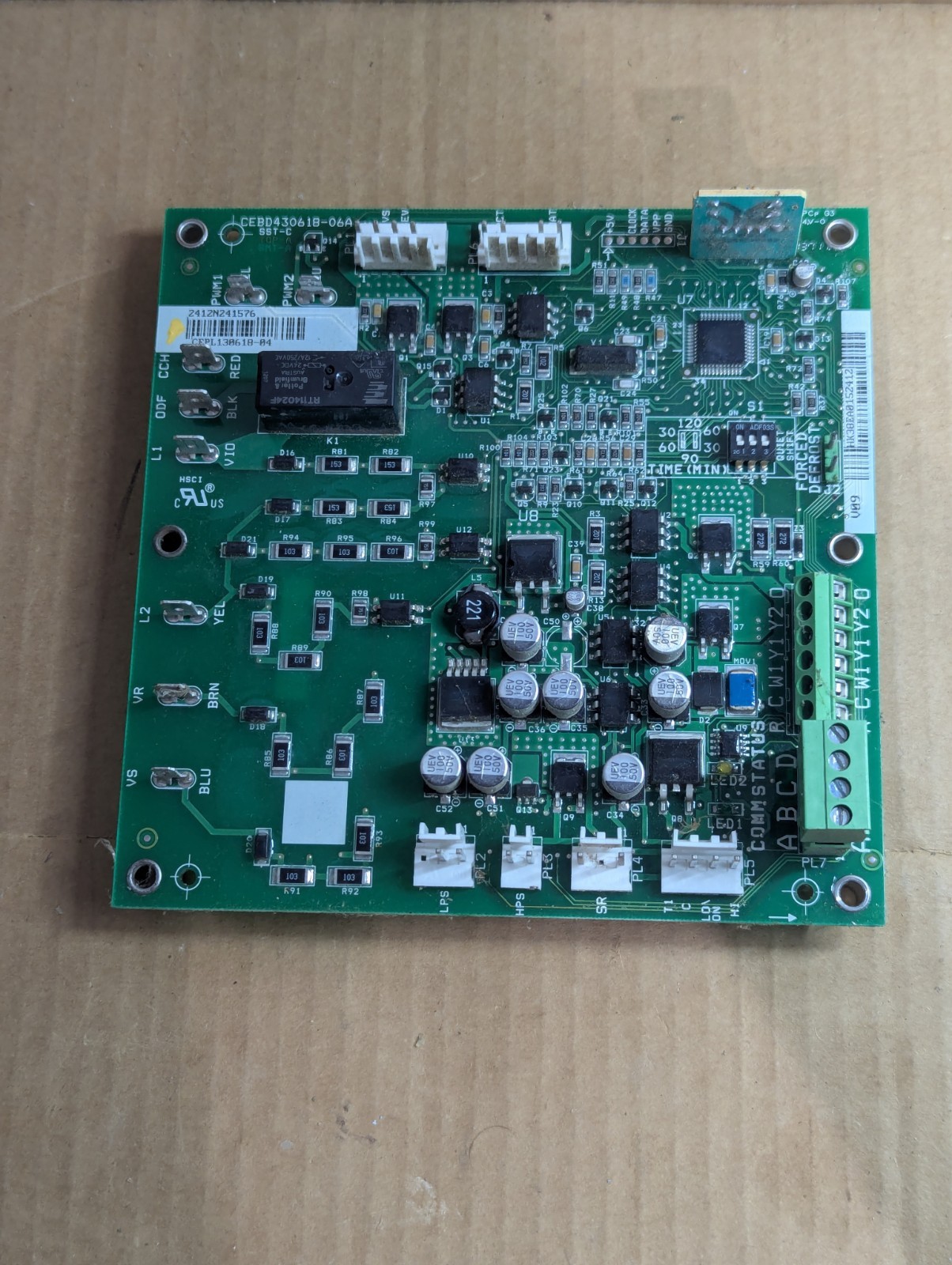 Carrier HK38EA015 Defrost Control Board CEBD430618-06A CEPL130618-04 Tested