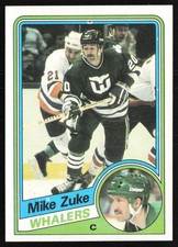 1984-85 Topps Mike Zuke Hartford Whalers #63