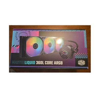 Cooler Master MasterLiquid 360L Core ARGB 360mm AIO Black AM4/AM5/LGA1700
