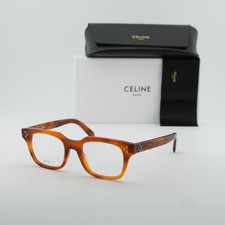 Celine CL50120I 053 Blonde Havana 50mm Eyeglasses New Authentic