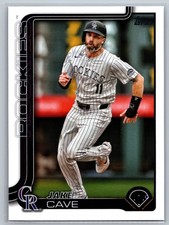 2025 Topps #256 Jake Cave - Colorado Rockies