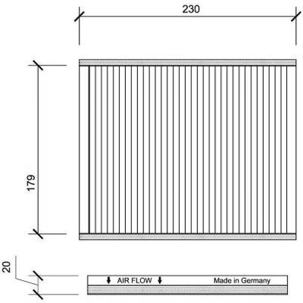 Innenraumfilter Passend FüR Fiat Toyota Ravo/Fiat Stilo-image