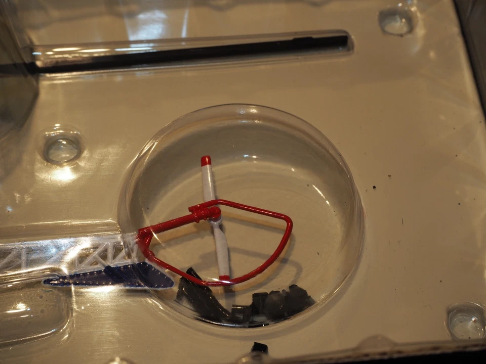 Corgi Chicago Police CPD 1:48 Limited Edt. Bell H74 Polizei Helicopter -Defekt- - Bild 4 von 4