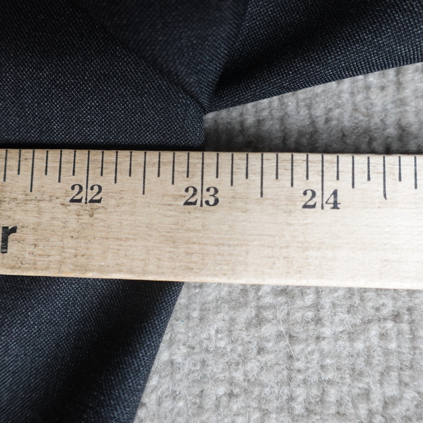 Jack Victor Jacket 44R Gray Solid Vitale Barberis… - image 7