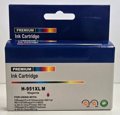 Premium Inkjet Cartridge H-951xlM Magenta HP OfficeJet Pro Printers Compatible
