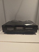 Sony TC-WE305 Dual Deck Cassette Recorder Great Working Condition