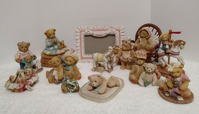 Cherished Teddies Lot/12 Bailey Friend Betsy Rug Dec. Ava Chelsea Daisy 1994 Del