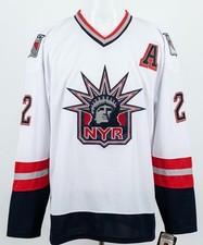 Brian Leetch #2 New York Rangers Statue of Liberty CCM Jersey - New With Tags