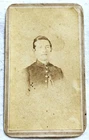 ANTIQUE CDV PHOTOGRAPH / YOUNG SOLDIER / CIVIL WAR / UNIFORM / HILLSBORO OHIO