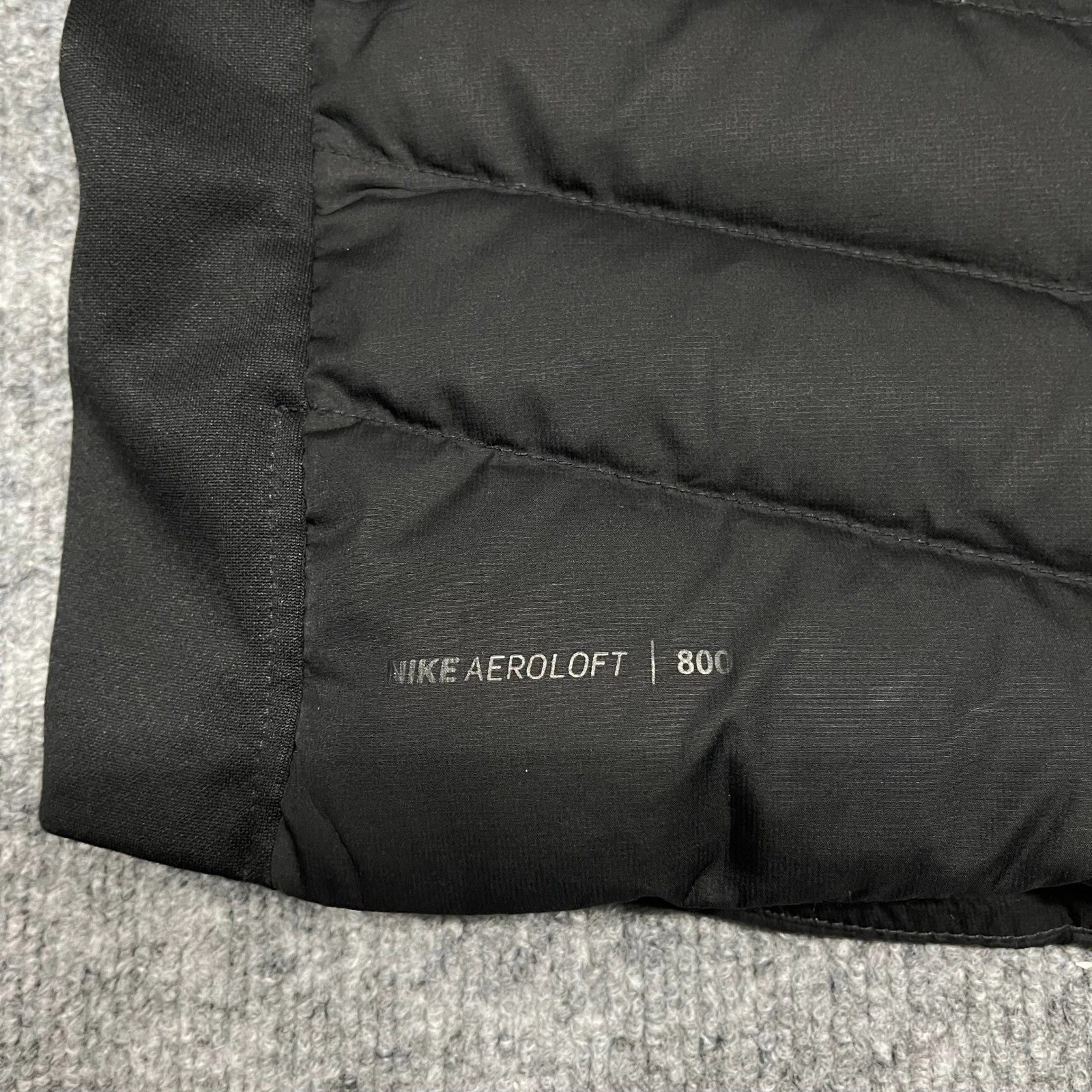 Nike LeBron James Jacket Mens Large Black Aeroloft 800 Hybrid Down Puffer 807974 image 4