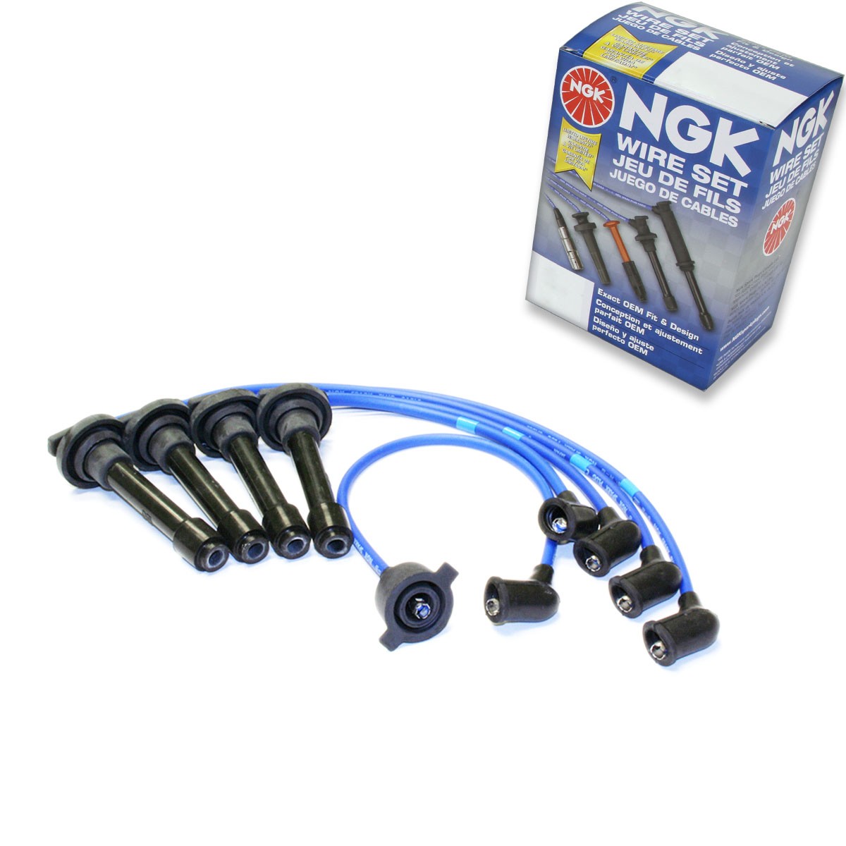 NGK 9793 RC-HE54 Spark Plug Wire Set for CH7442U CH7442 CH74142U 96484 9417 vk