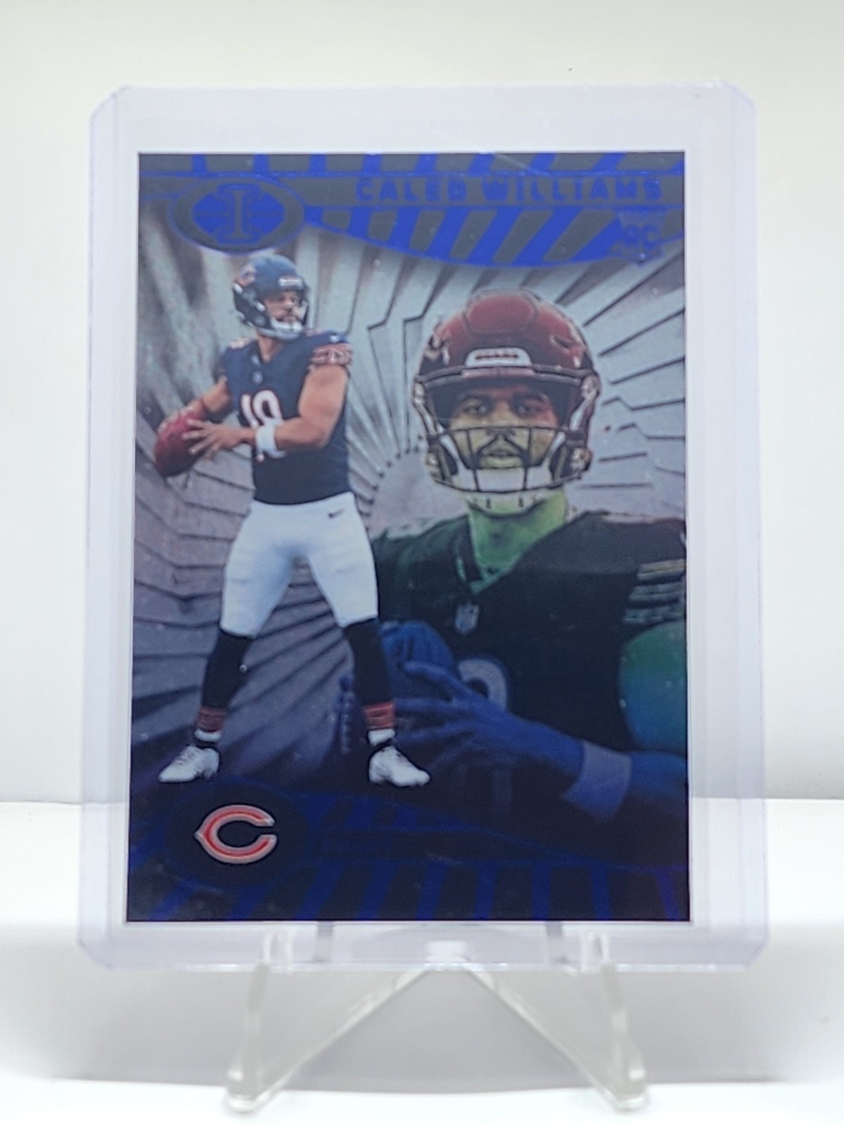 2024 Panini Illusions - Caleb Williams #13 Trophy Collection Dots (RC)