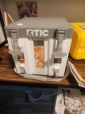 RTIC Outdoors 3 Gallon Halftime Hard Sided Water Cooler - White