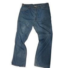 True Vintage Orange Levi’s For Men With A Scosh More Comfort 40x30 Made In USA