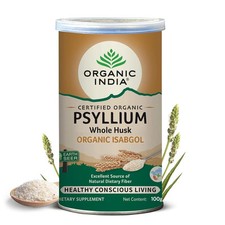 Organic India Isabgol Whole Psyllium Husk Powder - 100g free shipping world wid