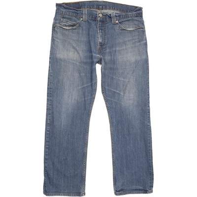 Levi's 506  Herren Blau Straight Regular Stretch Jeans W36 L28 (76064)