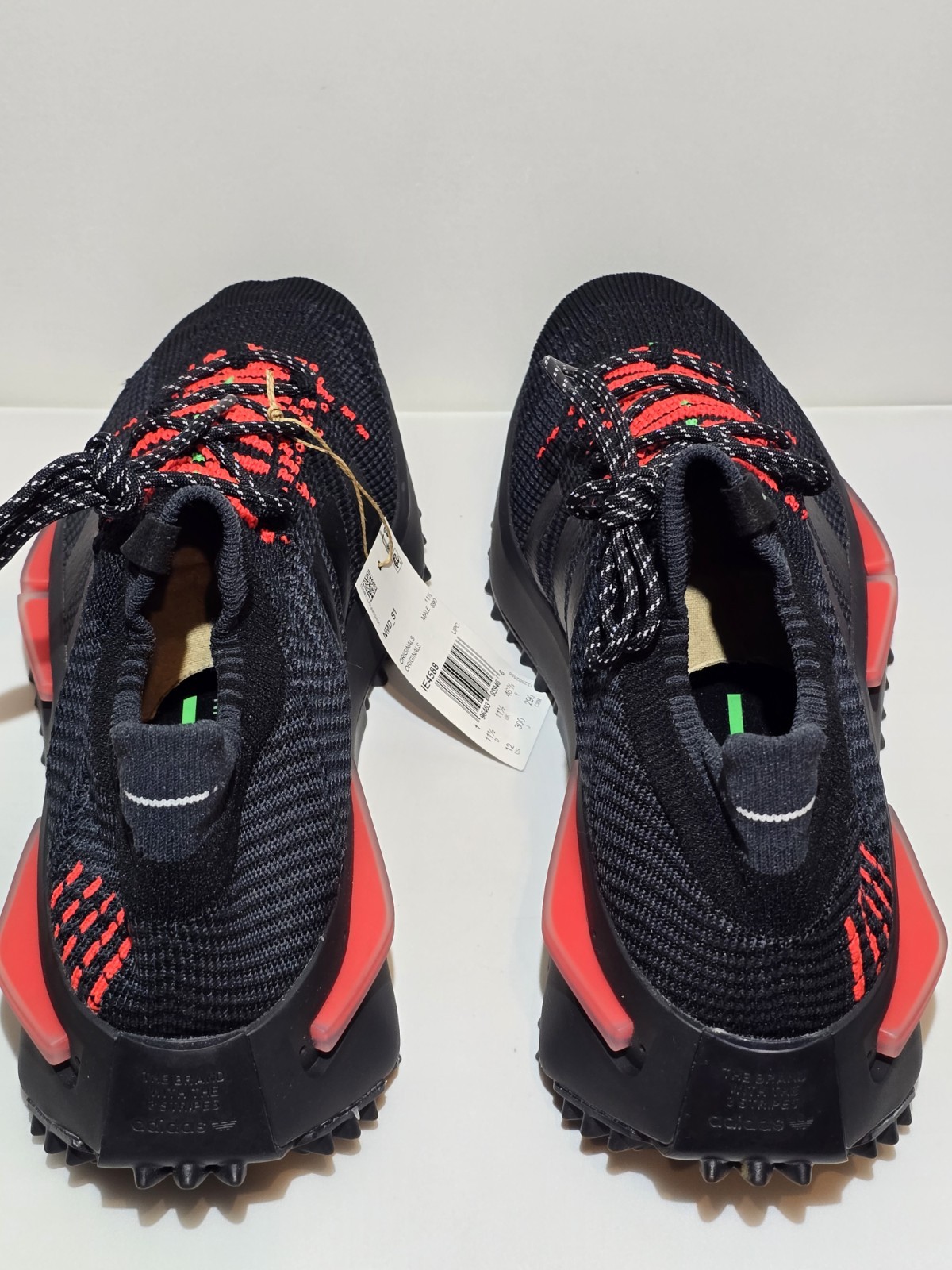 Adidas Originals NMD S1 Men's Sz 12 Sneakers Black Carbon IE4588 Sport Shoes image 8