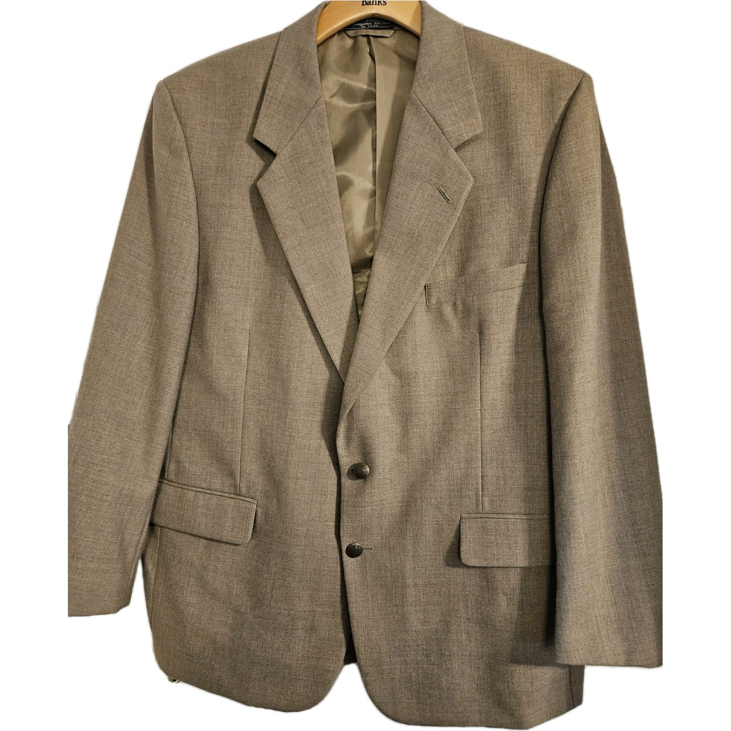 Giacca tuta blazer uomo vintage Boat Ho Fila cappotto sportivo 44 PR MARRONE CHIARO