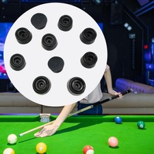 10x Pool Cue Bottom Cover Billiard Cue Bottom Billiards Stick Tail Pad