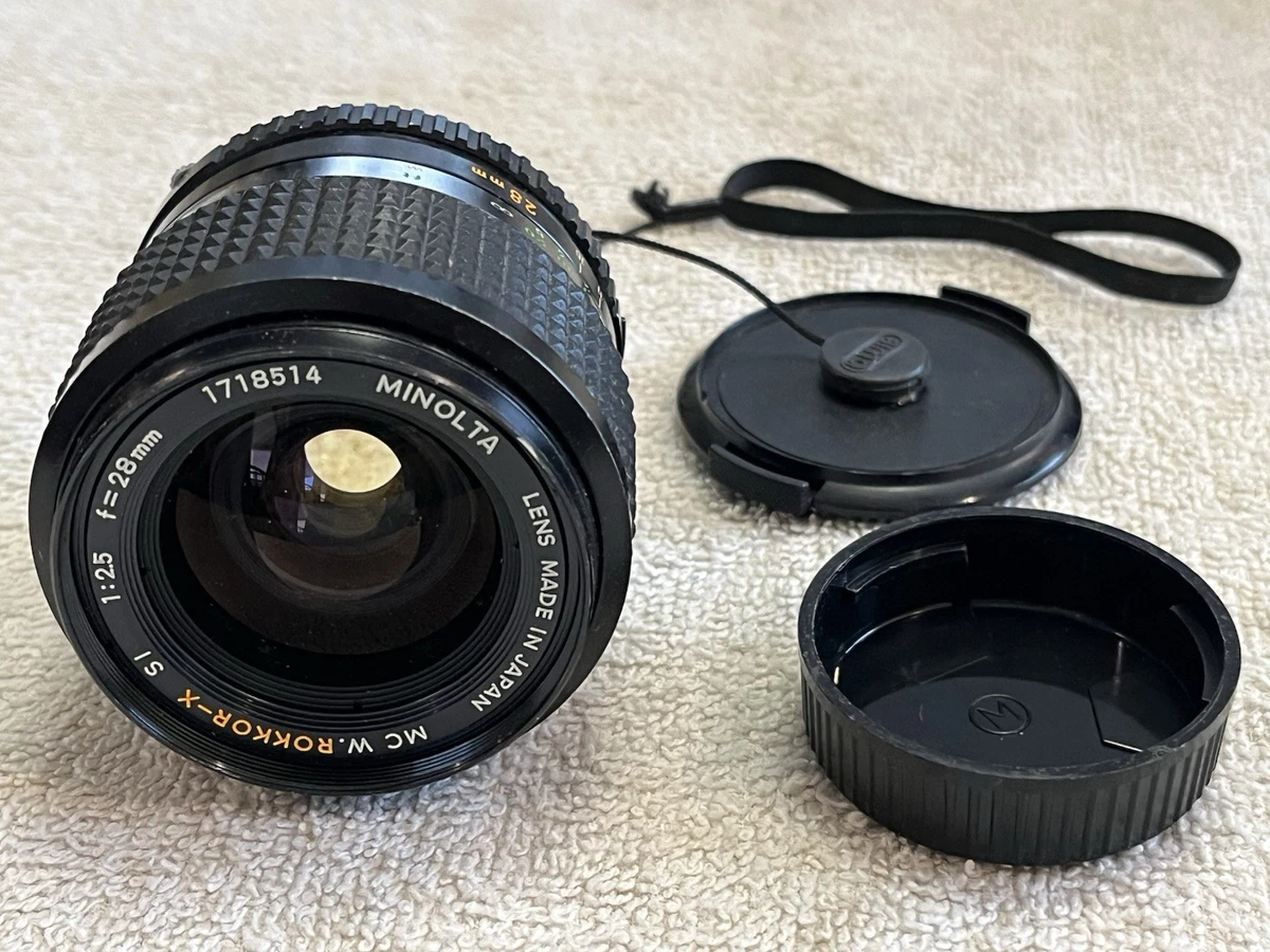Preços baixos em Lentes de câmera Minolta 28mm f/2.5 | eBay