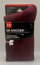 UA Under Armour Soccer Performance OTC Sock Purple Youth Large