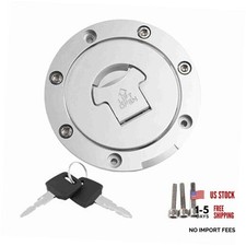 Stainless Steel Fuel Gas Tank Cap Cover Lock Keys Fuel Tank Cap Replacement