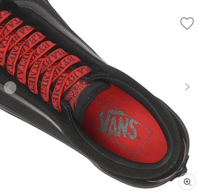 UNISEX VANS OLD SKOOL #BLACK/RED BABYMETAL Collaboration ABC Mart
