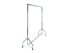 Bundle of 11x Morplan Chrome Reinforced Heavy Duty Clothes Rails - L 6ft x H 5ft