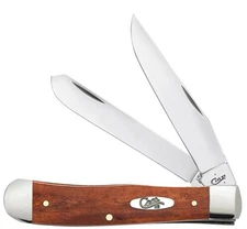 CASE XX 28707 TRAPPER STAINLESS POCKET KNIFE SMOOTH CHESTNUT BONE HANDLE 6254 SS