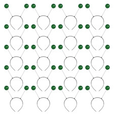 20Pcs Alien Headband Martian Antennas Space Costume Green